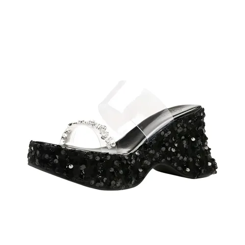 LXVB Rubber Sole Slip Resistant Slide Slippers Women's