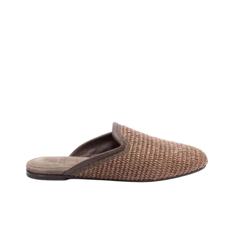 Brunello Cucinelli Woven Slippers Women's-1