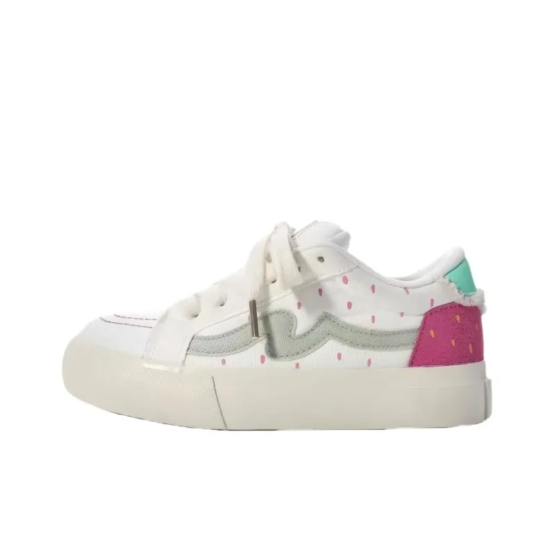 BINGO DUCK Slip Resistant Low Top Skateboard Shoes Women's-8