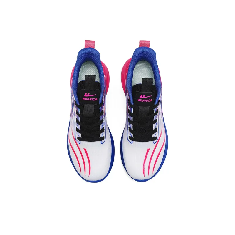 WARRIOR Running Shoes Men Low Top White/Blue/Purple-2