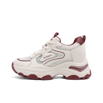RED DRAGONFLY Low Top Chunky Sneakers Women's