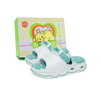 Budding Bear EVA Quiet Slip Resistant Odor Resistant Abrasion Resistant Massage Slide Slippers Unisex Box