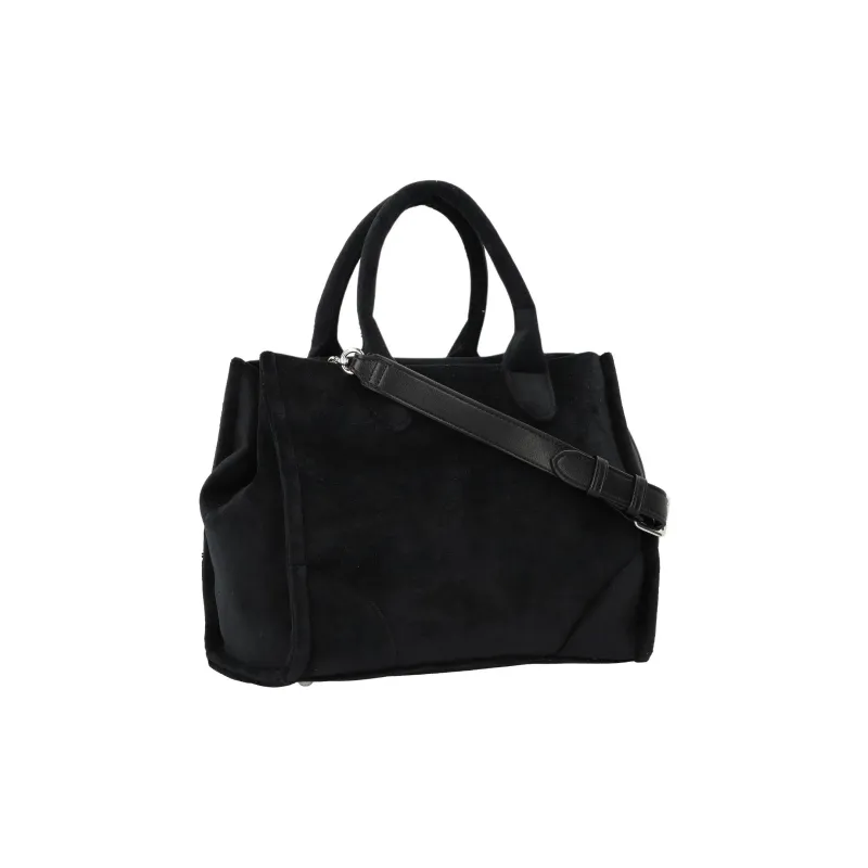 JUZI Cotton Handbag Women's Black-2