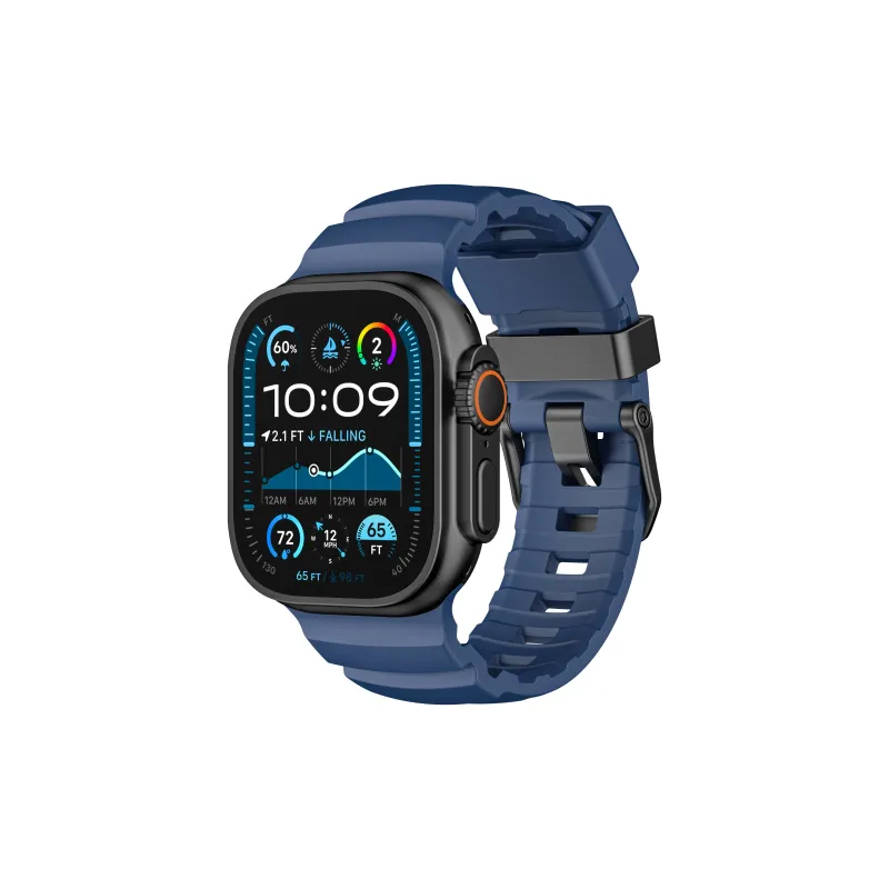 KVZUVUU Apple Compatibility Watch Band Rubber Material-10