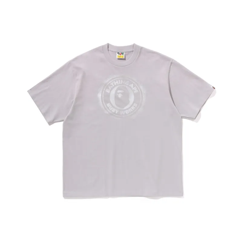 A BATHING APE Spray Print Busy Works Relaxed Fit Tee-0