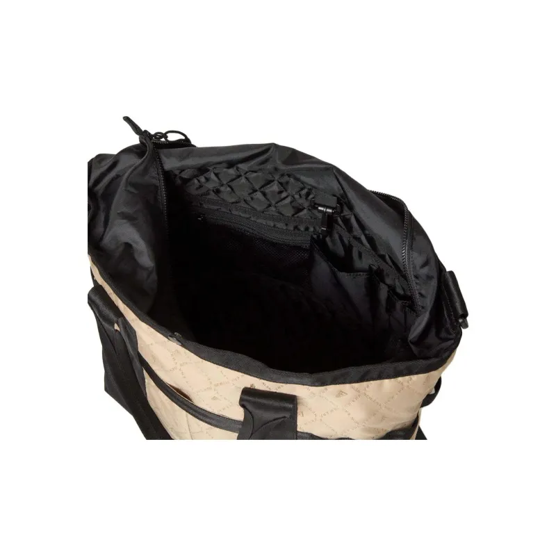 New Era Polyester Tote Bag, Shopping Bag, Shoulder Bag, Handbag Unisex Beige & Black-9