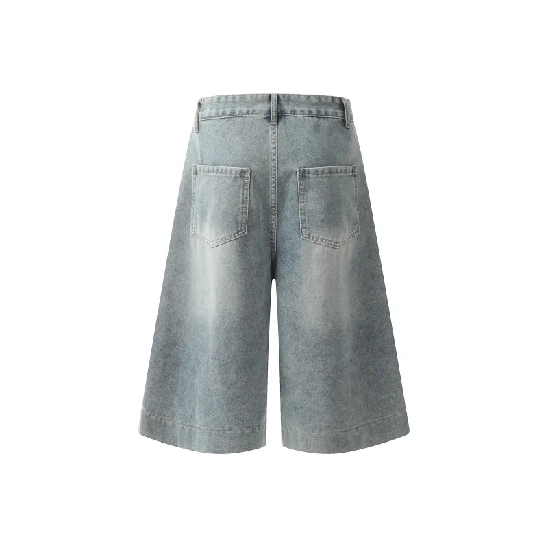 VINMUK Denim Shorts Unisex Blue-1