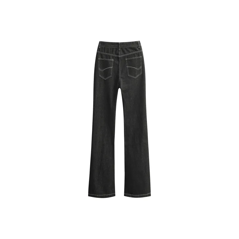 SAME FLOW Jeans Unisex Original Denim Black-1