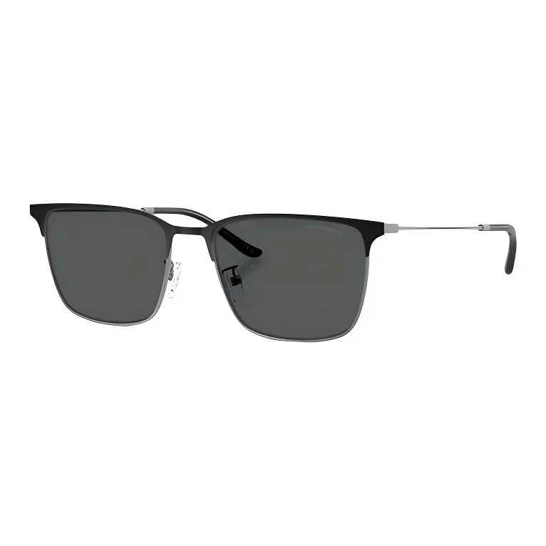 EMPORIO ARMANI Men's Asian Fit Rectangular Sunglasses-0