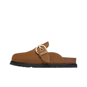 Stuart Weitzman/SW Closed Toe Slippers Women's Brown