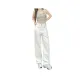 White Extended Length Pants