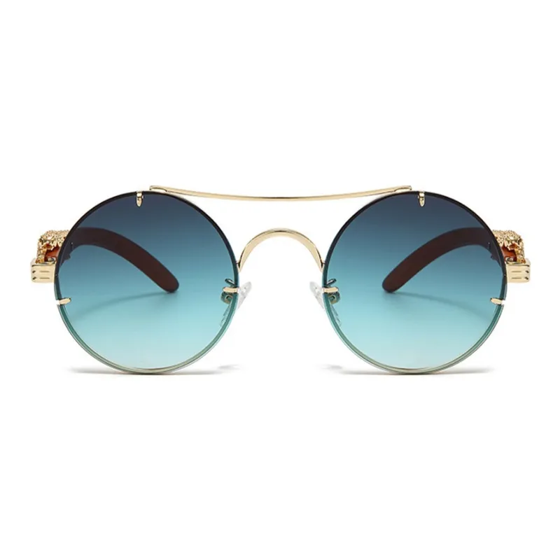 PSACSS Metal Round Sunglasses Unisex-5