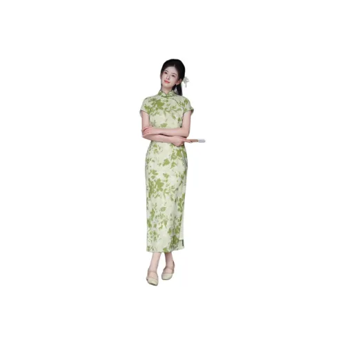 ENEESSI Cheongsams Women's Green