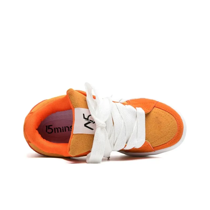 15 MINS Slip Resistant, Abrasion Resistant, Lightweight Low Top Skateboard Shoes Unisex-12