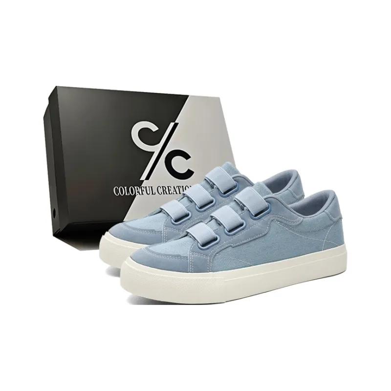 Colorful Creations Slip Resistant, Abrasion Resistant, Breathable Low Top Canvas Shoes Men's Box-0