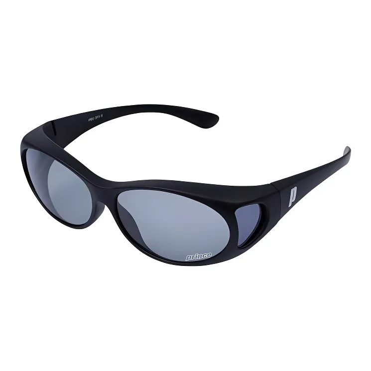 PRINCE Acetate Irregular Shape Sunglasses Unisex Black-0