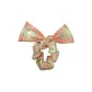 Elegant Ladylike Vintage Square Hair Tie 1 Pc (Red)