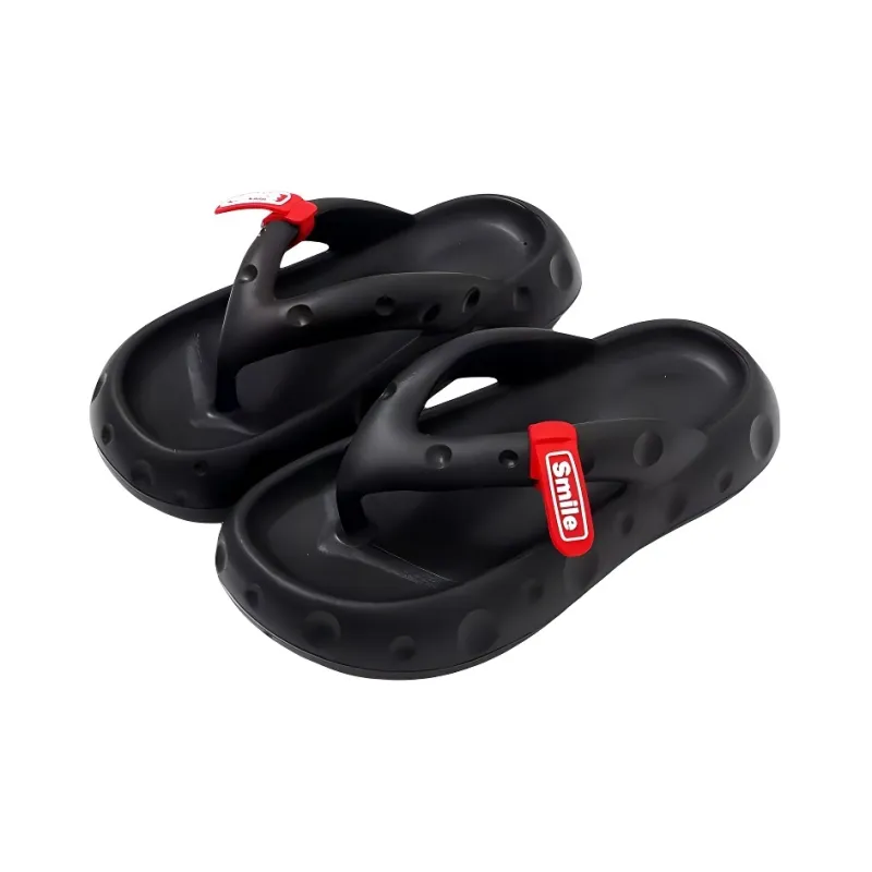 Ke Jiayi Flip Flops Women's Summer EVA Platform Solid Color Versatile Fashion Outerwear Seaside Sandal-5