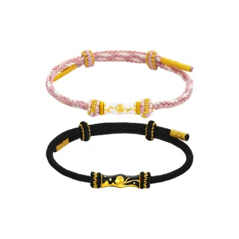 Lao Feng Xiang S925 Silver Bracelets Unisex