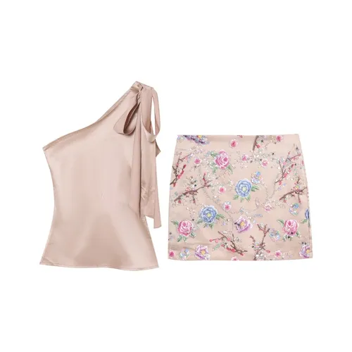 PLANE DRIFT Two Piece Skirt Sets Women's