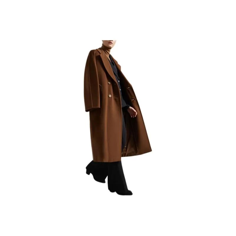 MaxMara 101801 ICON COAT Coats Women's Brown-3