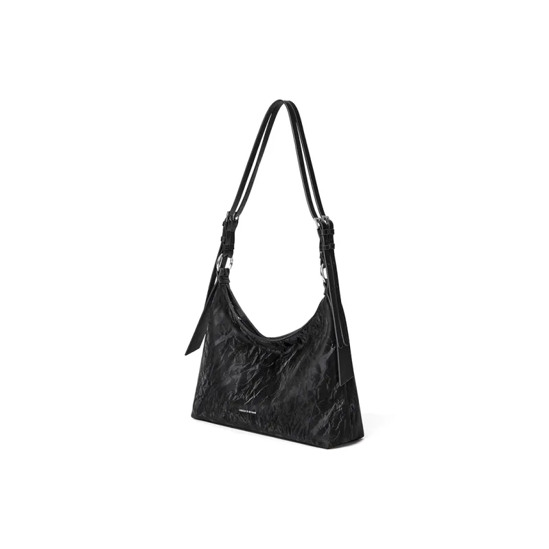 CNOLES Pearlescent Cow Leather Casual Workplace Date Commute Hobo Bag Shoulder Bag Women's Multicolor-20