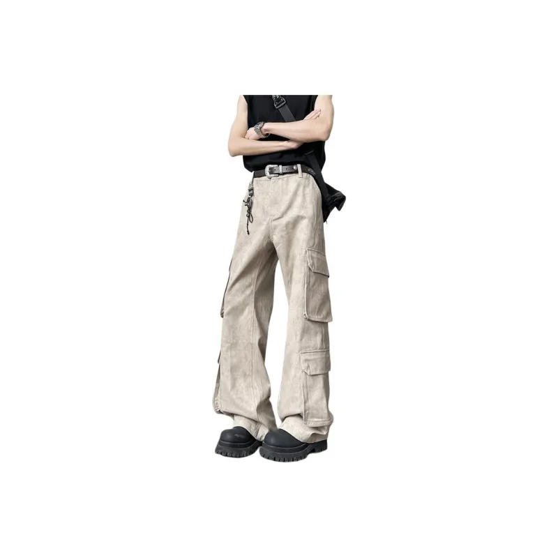 SOCKKEY Cargo Pants Unisex Apricot-0