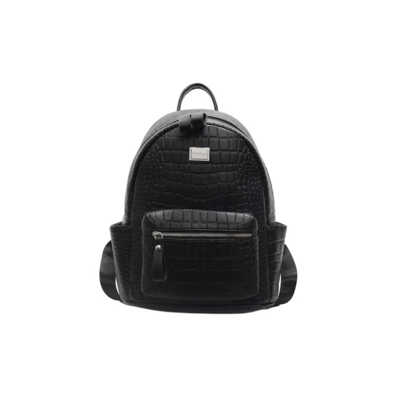 Yalu PU Backpack Trumpets Women's Ecru/Silver/Gray/Black/Khaki/Brown/Coffee-12