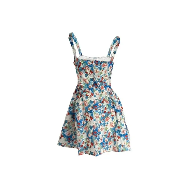 HUINIAN Slip Dresses Women's Floral Color-1