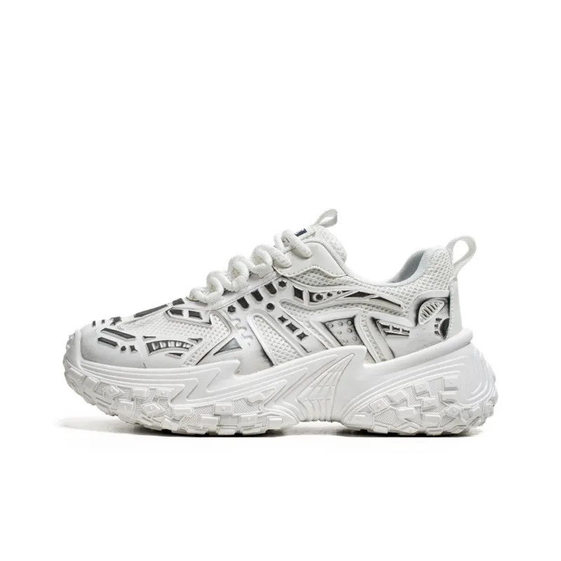 BINGO DUCK Coverage, Breathable, Height Increasing Low Top Chunky Sneakers Men's-0
