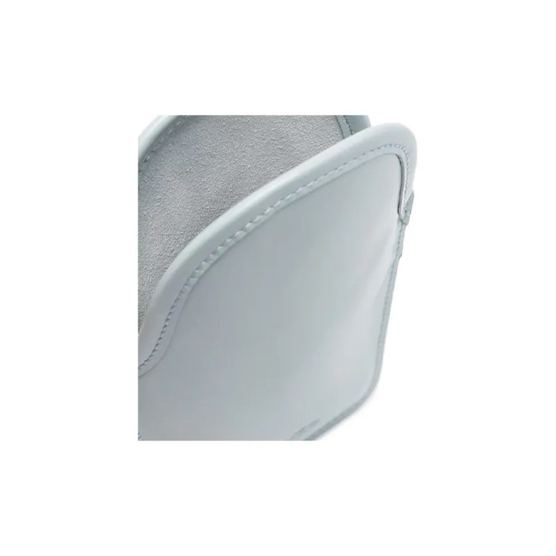 KENZO Letter Logo Leather Cell Phone Pouch, Crossbody Bag, Shoulder Bag Women's Light Blue-2