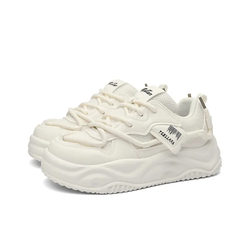 TCELLARS Abrasion Resistant Balance Lightweight Height Increasing Rebound Low Top Casual Shoes Men's-2