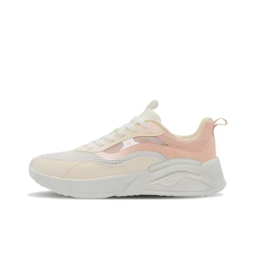 361° Breathable And Slip Resistant Low Top Casual Training Running Shoes Women's Pink White