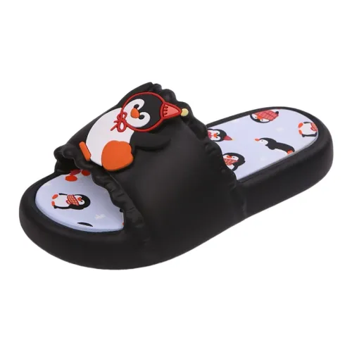 Thin Strips Slippers Women's, Black