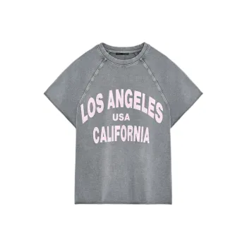 ZARA T Shirts Women's Coal Gray