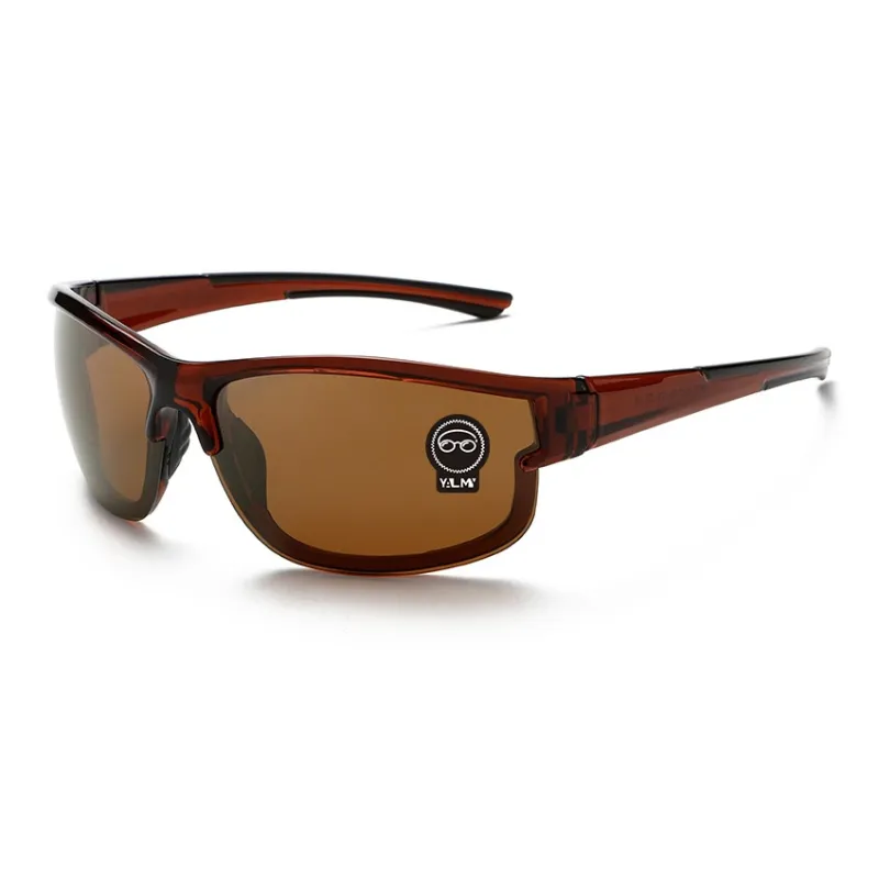 YALMY TR/Memory Plastic Irregular Shape Sunglasses Men's-4