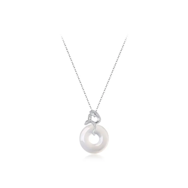 LuluCanaan Glass Cat Eye Necklaces Women's-0