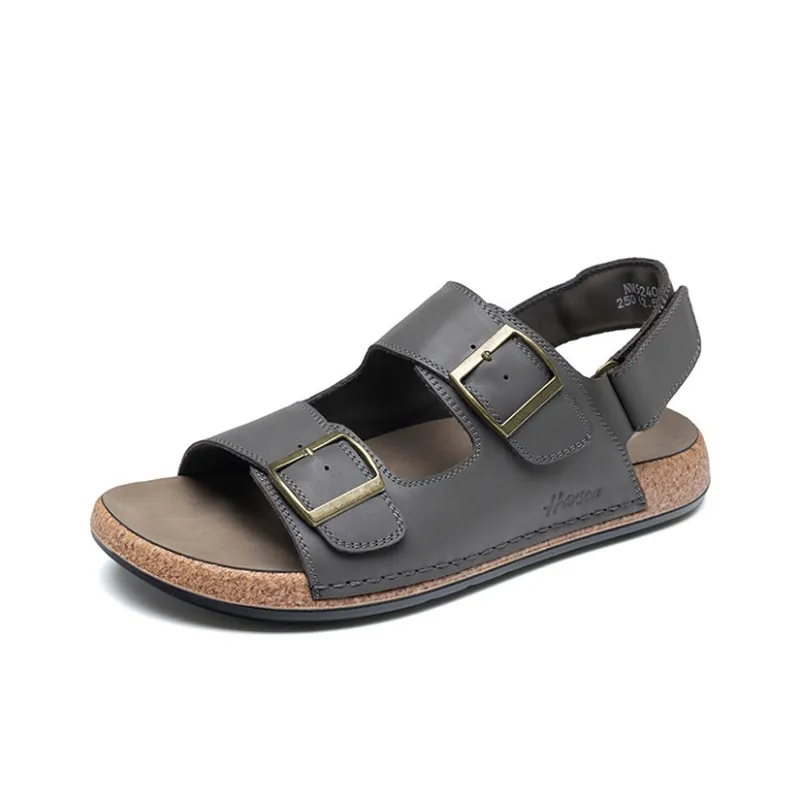 HARSON Beach Sandals Men's Gray-1