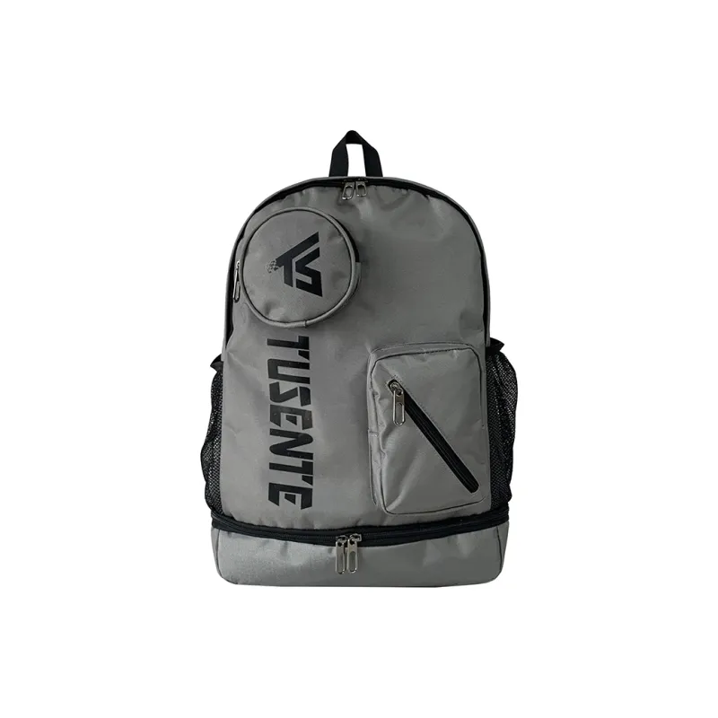 Yalu Nylon Backpack Regular Unisex Light Gray/Dark Gray/Black/Red-6