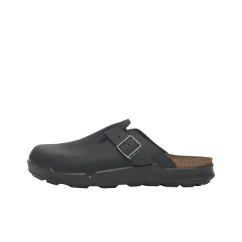 Birkenstock Boston Slip Resistant Closed Toe Slippers Men's Black