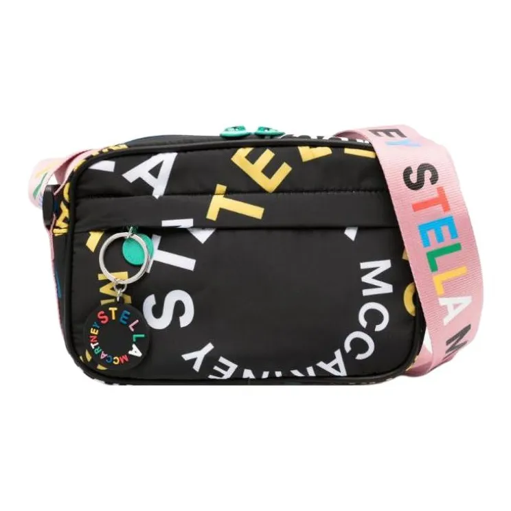 Stella McCartney Polyester Shoulder Bag Crossbody Bag Regular Kids' Black/Multicolor-0