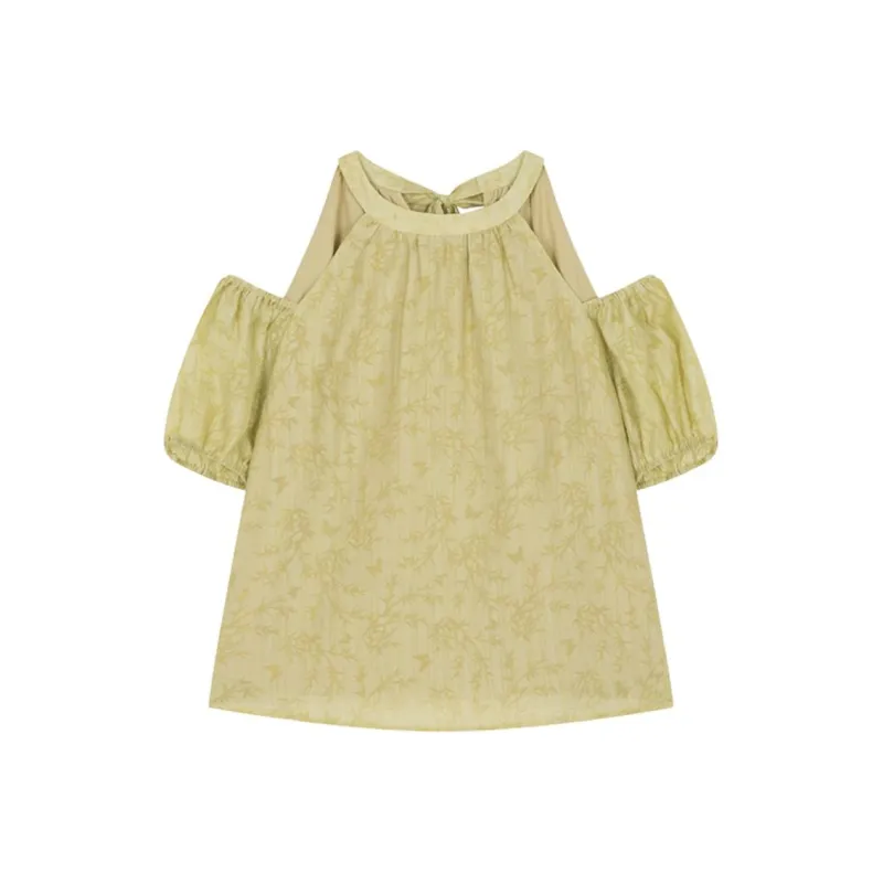 Mo Han Yi Mei Shirt Women's Tender Shoot Yellow-0