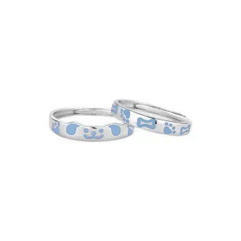 CHINA GOLD 999 Fine Silver Rings Unisex