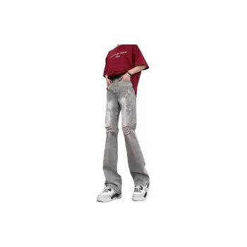 NOWSTIME Jeans Unisex Smoke Gray