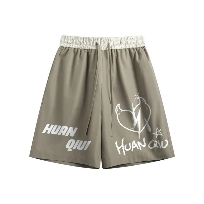 HUANQIU Casual Shorts Unisex-10