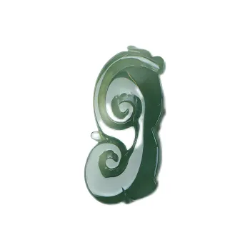 South Asia Bean Type Jadeite Pendants Unisex