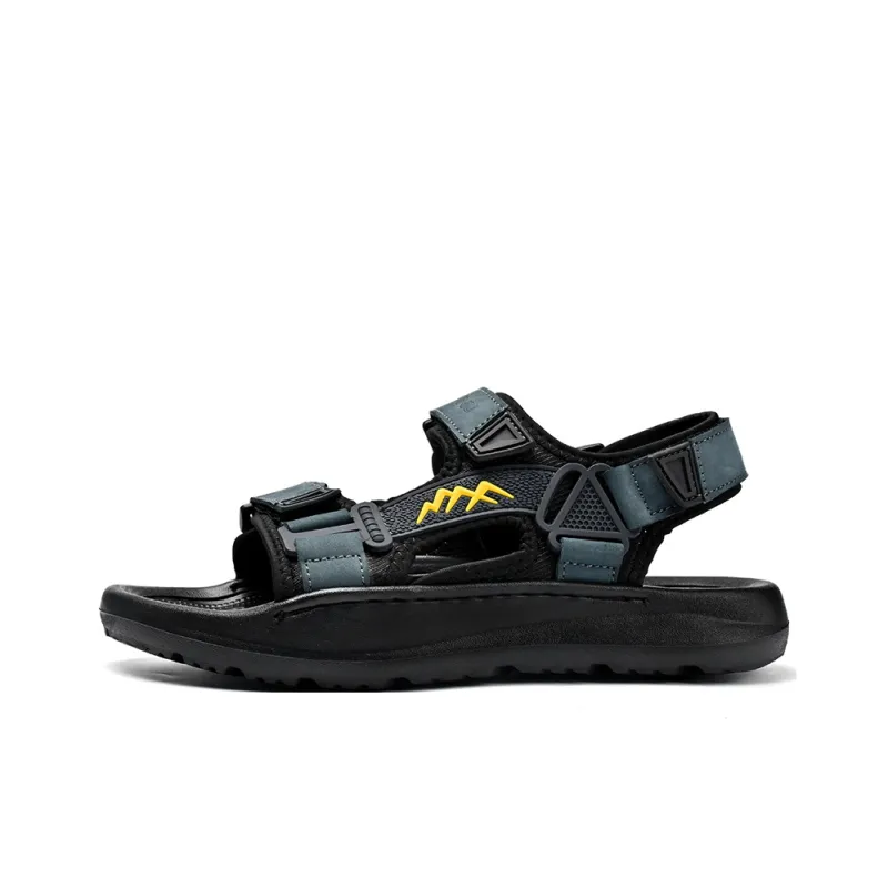 Eminu Beach Sandals Men Black-10