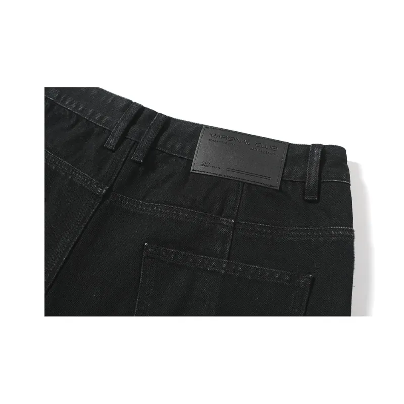 TERRA INCOGNITA Denim Shorts Unisex Black-6