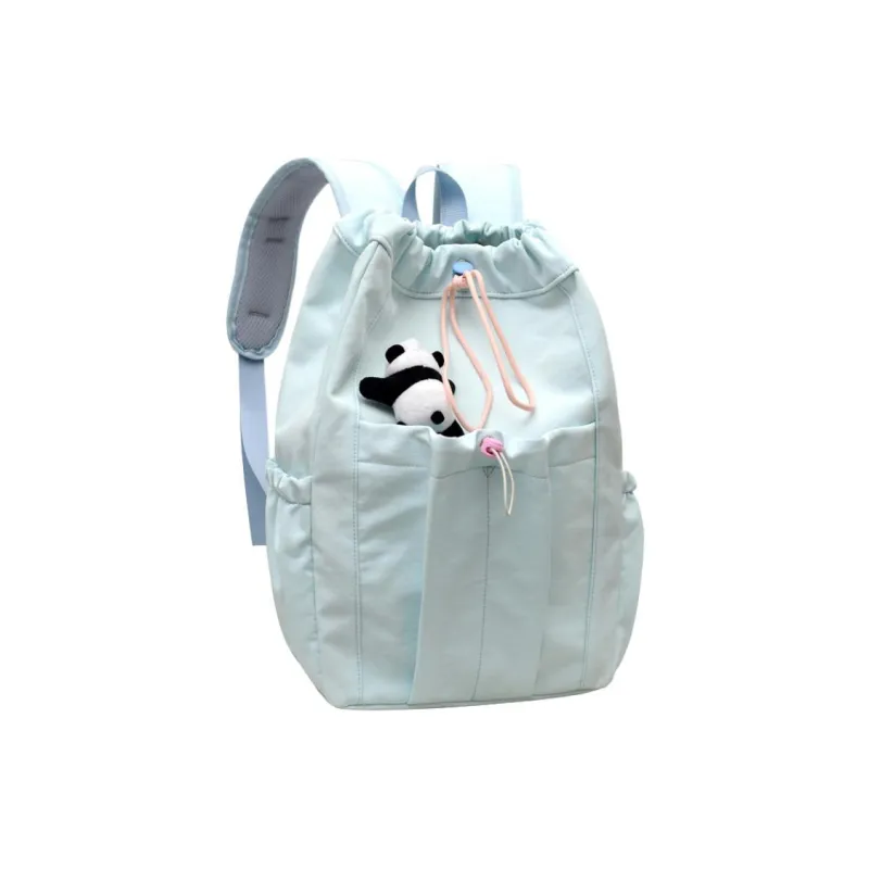 Deli Bear Nylon Backpack Women's Light Pink \ Custard \ Classic Black \ Milk White \ Sky Blue-14