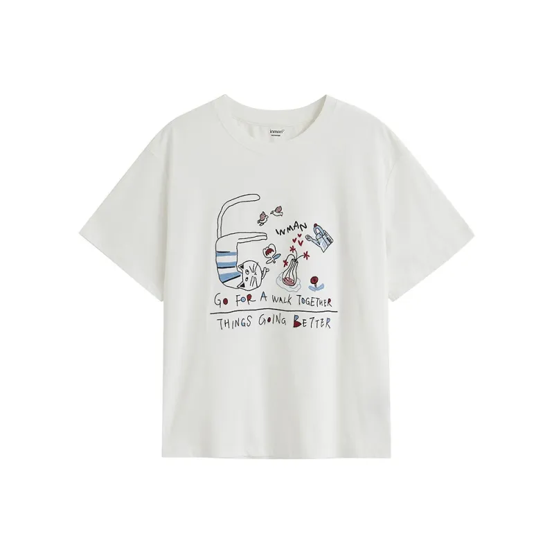 Inman T Shirts Women's Pearl White-0